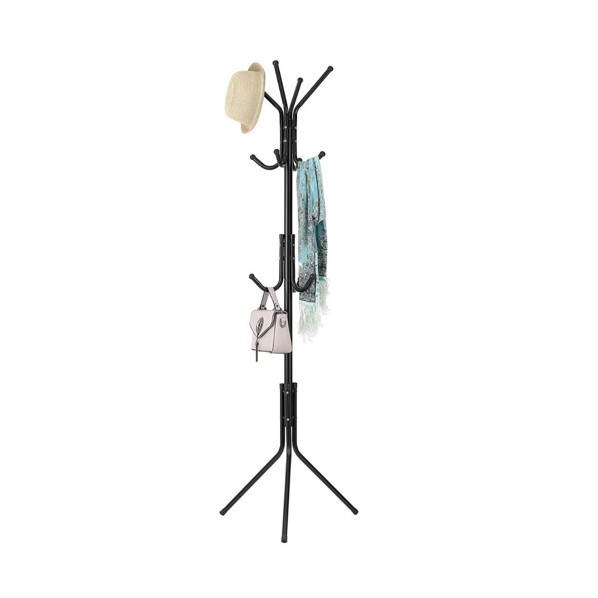 Suport pentru haine metalic, 45 x 45 x 175 cm - imagine 3